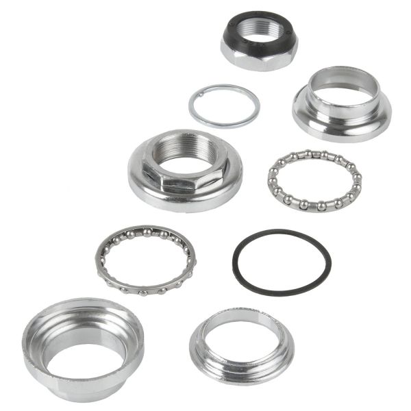 cartouche de tête sphérique 1 pouce (22,4 30,2 26,4mm) chrome