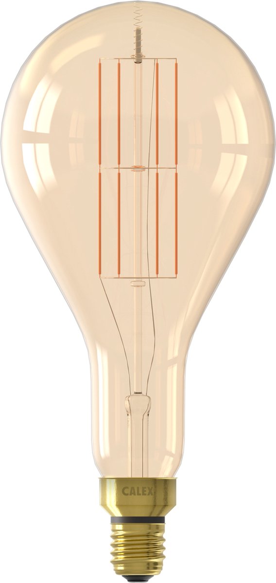 Calex splash xxl or - lampe LED e27 - source de lumière à filament dimmable - 10,5w - lumière blanc chaud
