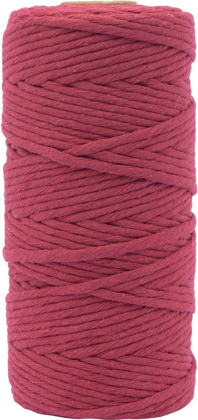 Vaessen creative • corde macramé 3mmx100m rouge bordeaux