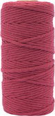 Vaessen creative • corde macramé 3mmx100m rouge bordeaux