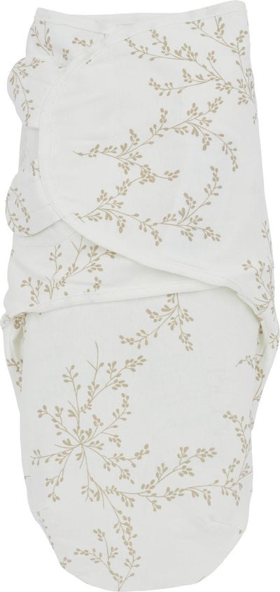 Couverture d'emmaillotage Meyco pour bébé branches - sable - 0-3 mois - 1,0 tog