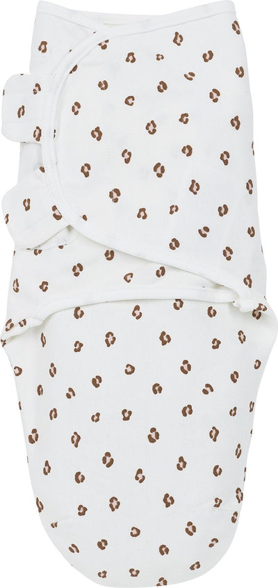 Couverture d'emmaillotage Meyco pour bébé mini panthère - rose tendre - 0-3 mois - 1,0 tog