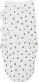 Couverture d'emmaillotage Meyco pour bébé mini panthère - rose tendre - 0-3 mois - 1,0 tog