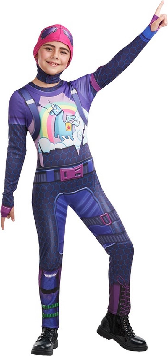 Rubies Tween Brite Bomber Fortnite Déguisement Costume 9-10 ans