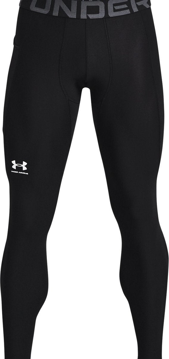 Under Armour UA HG Armour Leggings-BLK Pantalon de sport pour hommes - Noir - Blanc