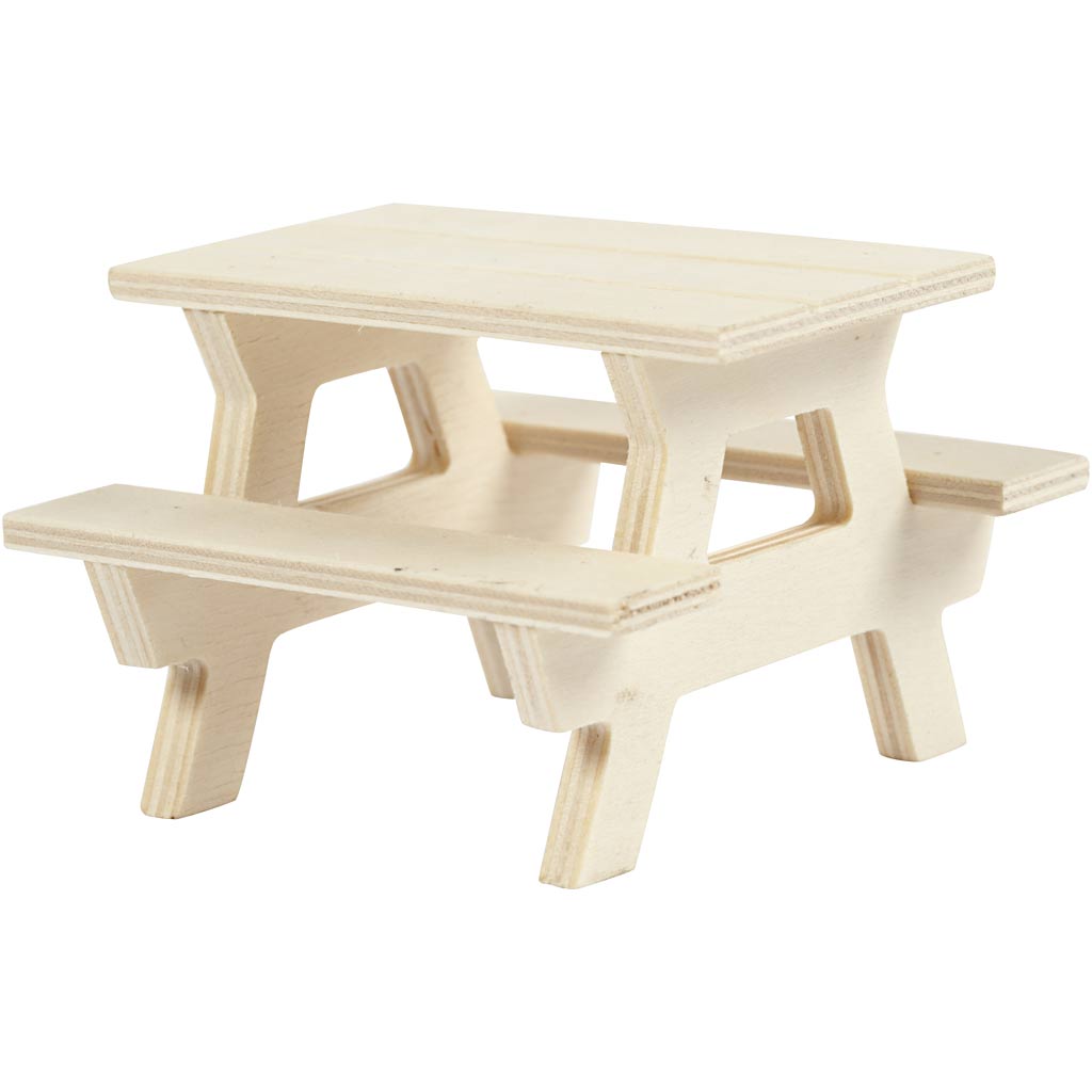 Creativ Company Mini Picnic Table de pique-nique