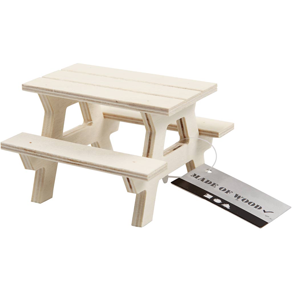 Creativ Company Mini Picnic Table de pique-nique
