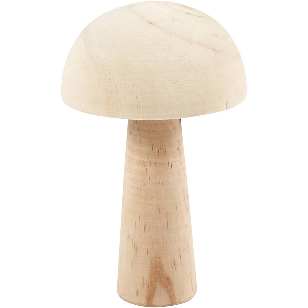 Creativ Company Champignon en bois, 14 cm