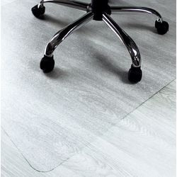 Tapis de chaise bureau dépôt rectangulaire transparent