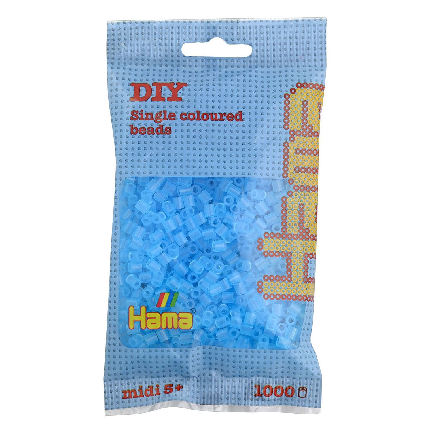 Hama Iron Beads Aqua Transparent (073), 1000st.