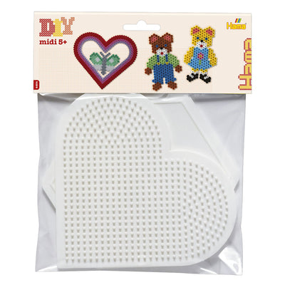 HAMA Iron Perle Plaques coeur et hexagone grande