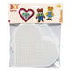 HAMA Iron Perle Plaques coeur et hexagone grande