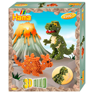HAMA INTERNING Perles Set 3D Dino, 2500st.