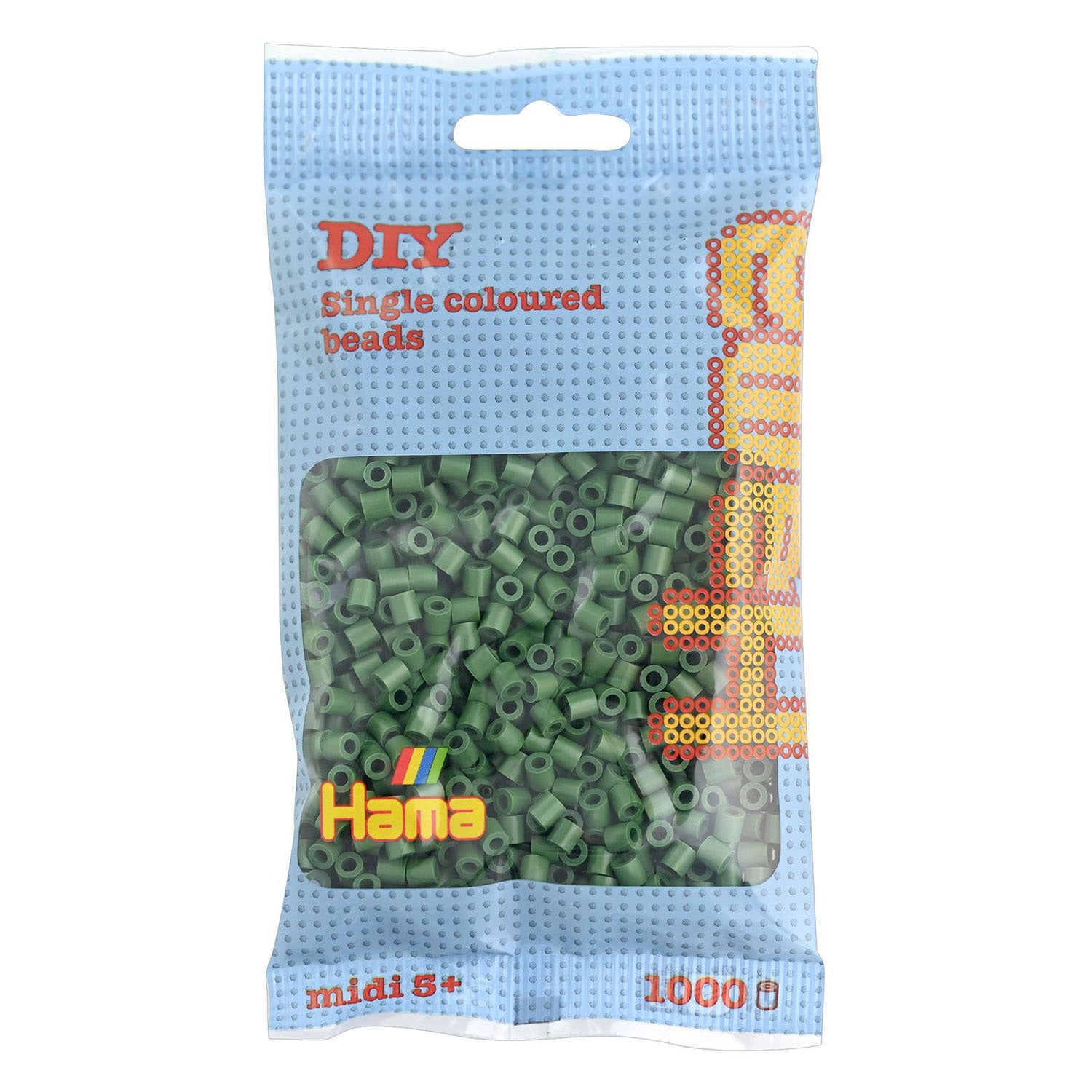 Hama Iron Beads Forest Green, 1000st.