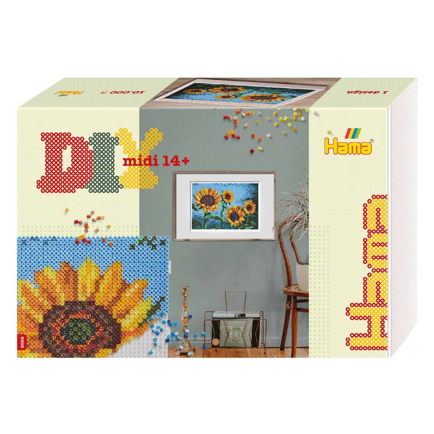 HAMA DIY Art Sunflowers (10 000e.)