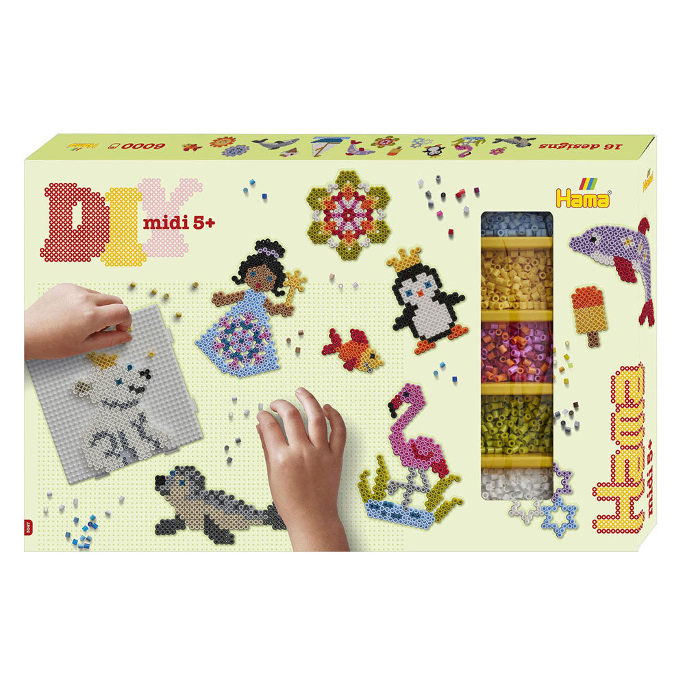 Boîte-cadeau Hama Ironing Bead Set, 6000st.