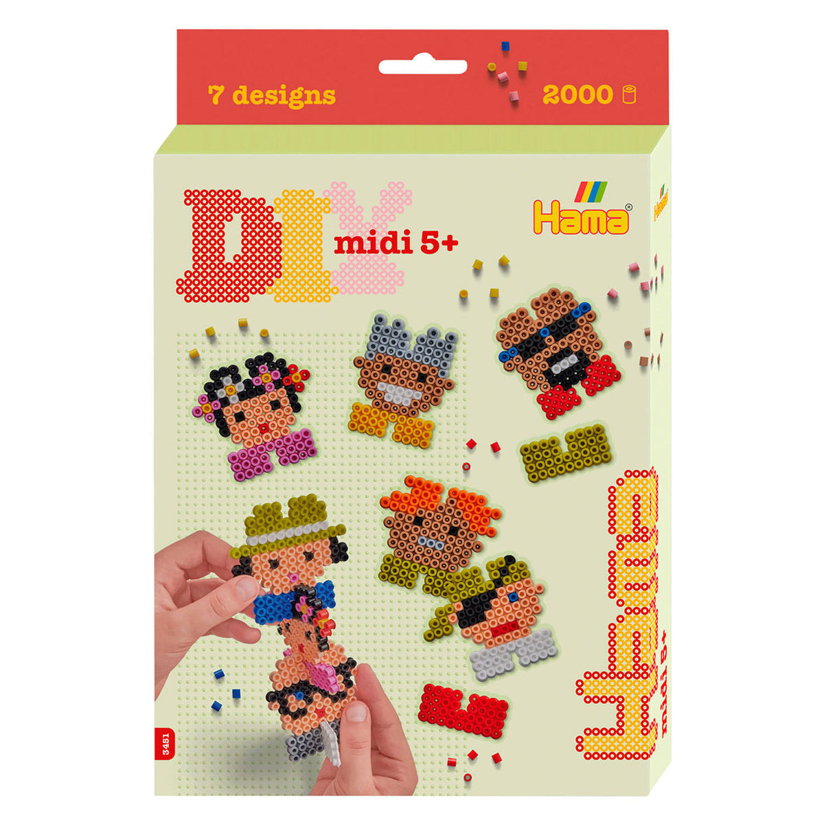 Hama set de perles à repasser 8, 2000pcs.
