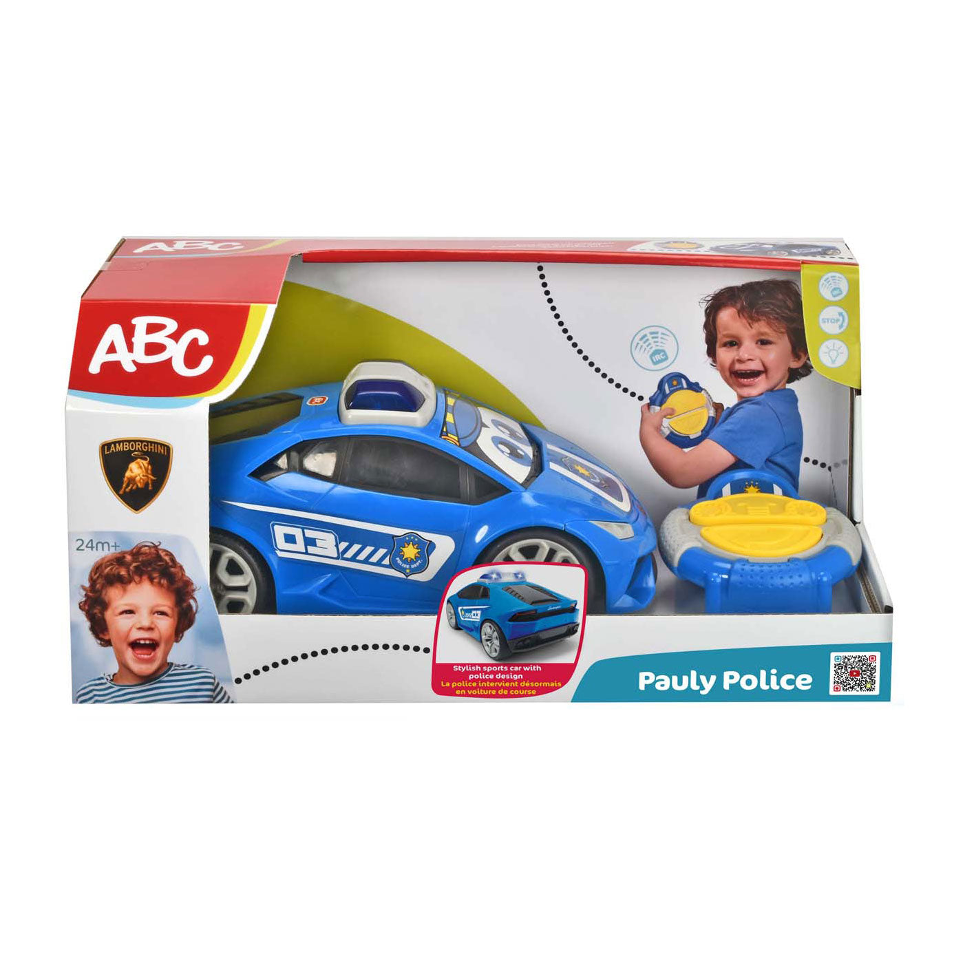 Dickie ABC contrôle la voiture de police de Pauly