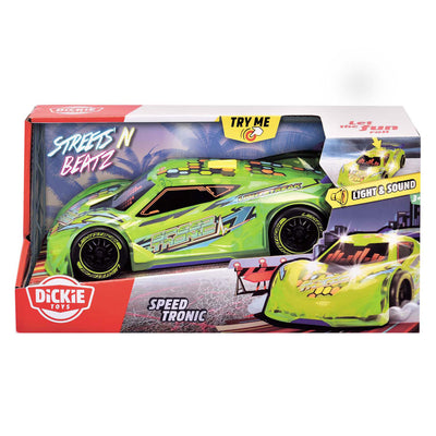Voiture de course verte Dickie speed tronic
