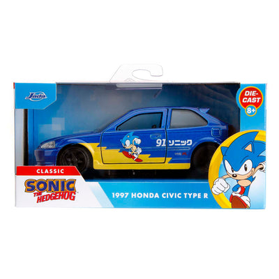 Jada jouets jada sonic 1997 honda civic type-r 1:33