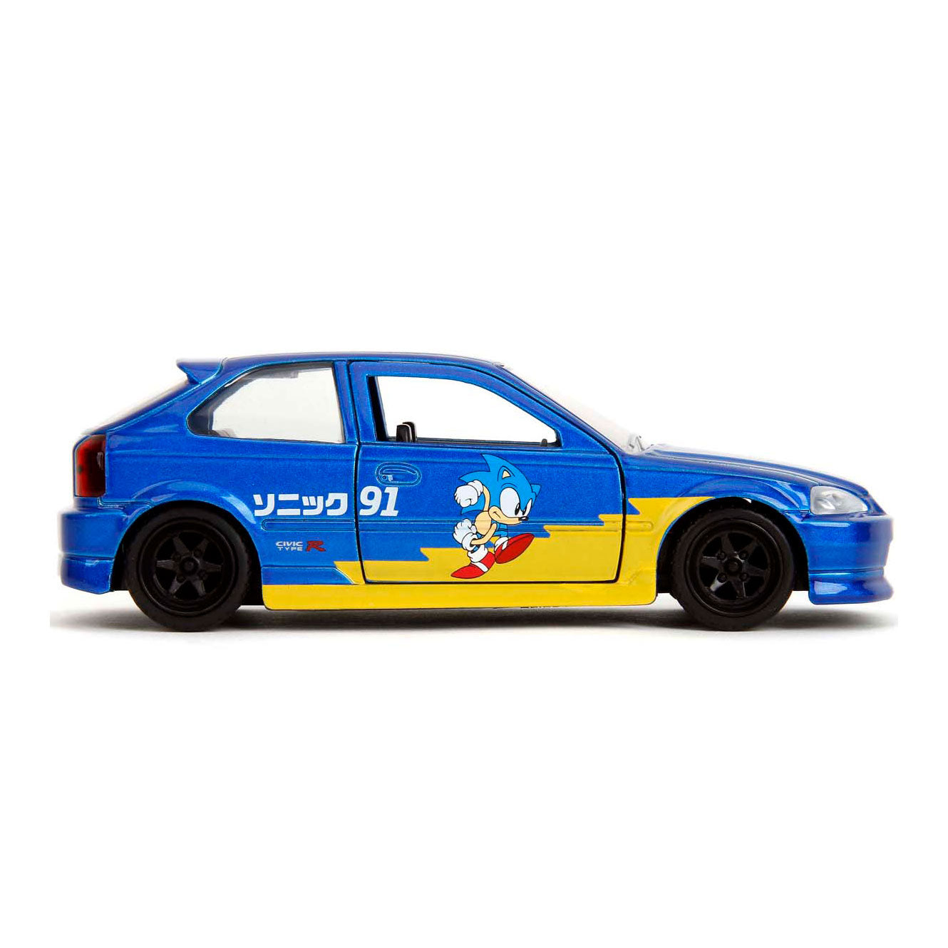 Jada jouets jada sonic 1997 honda civic type-r 1:33