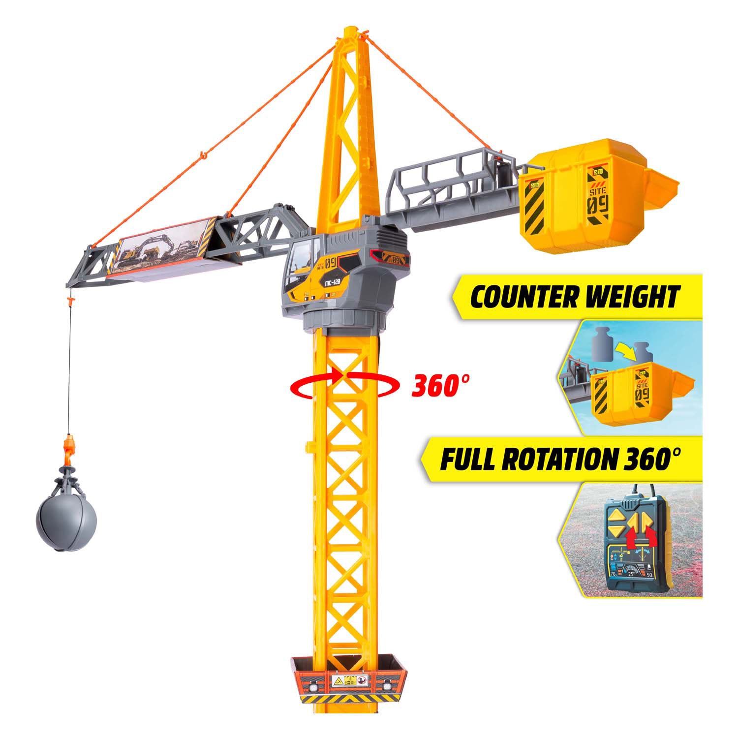 Dickie Toys Toys Kraan 120 cm
