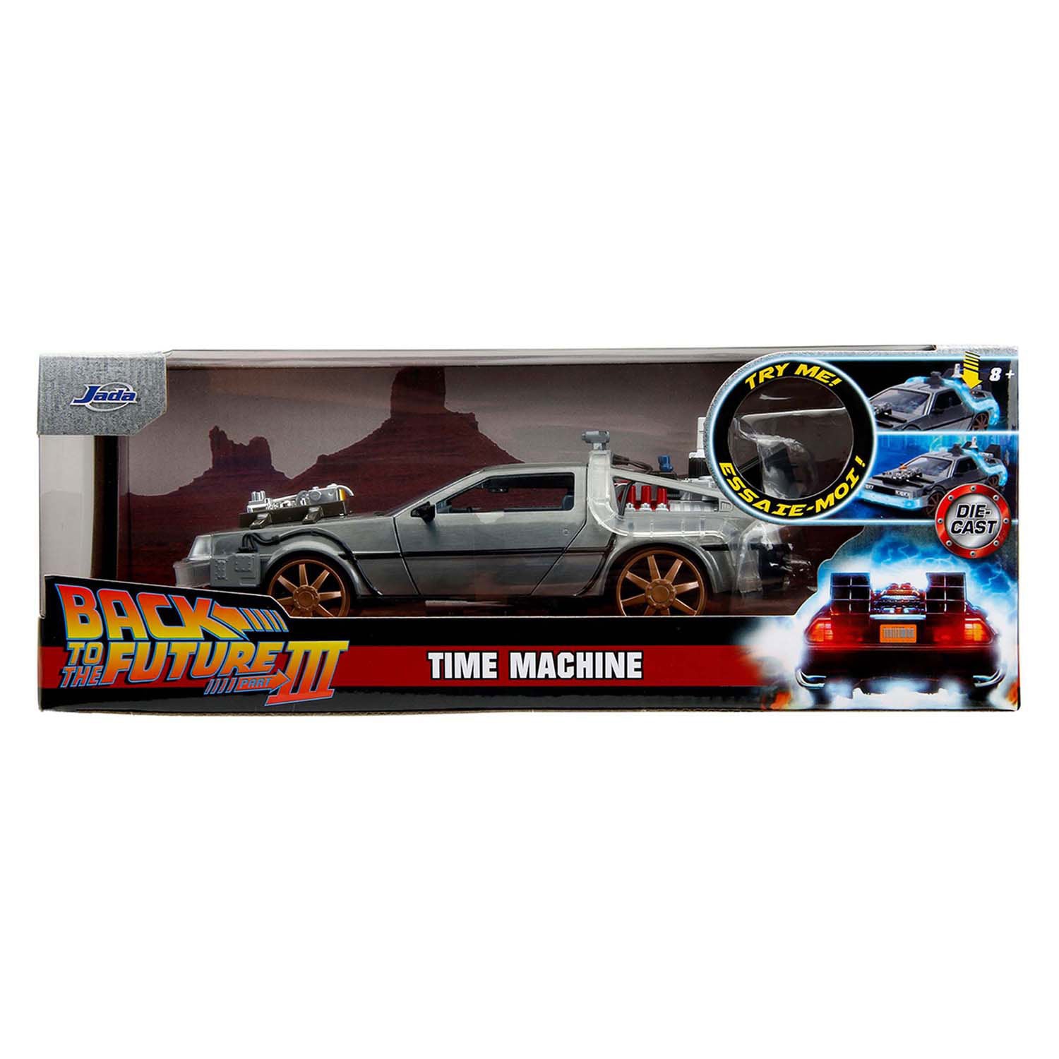 Jada jouets Jada Time Machine (retour vers le futur 3) 1:24