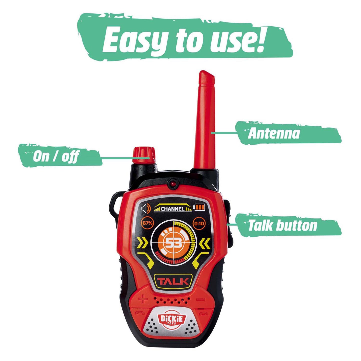 Dickie walkie talkie amusant