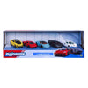 Ensemble Lamborghini Majorette, 5 pièces.