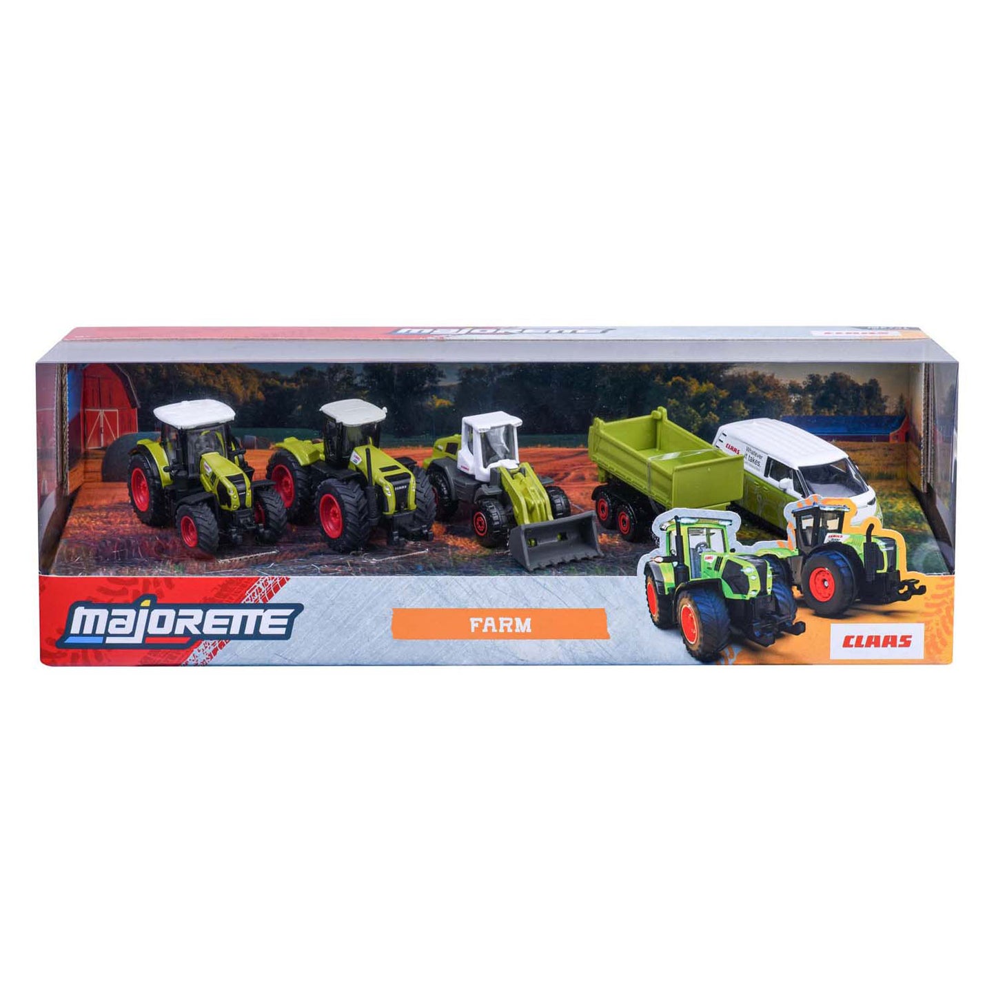 Ferme Majorette Claas, 5 pièces.
