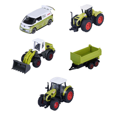 Ferme Majorette Claas, 5 pièces.