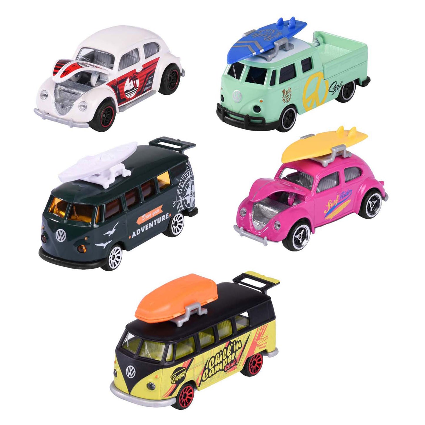 Majorette Volkswagen, 5 pcs.