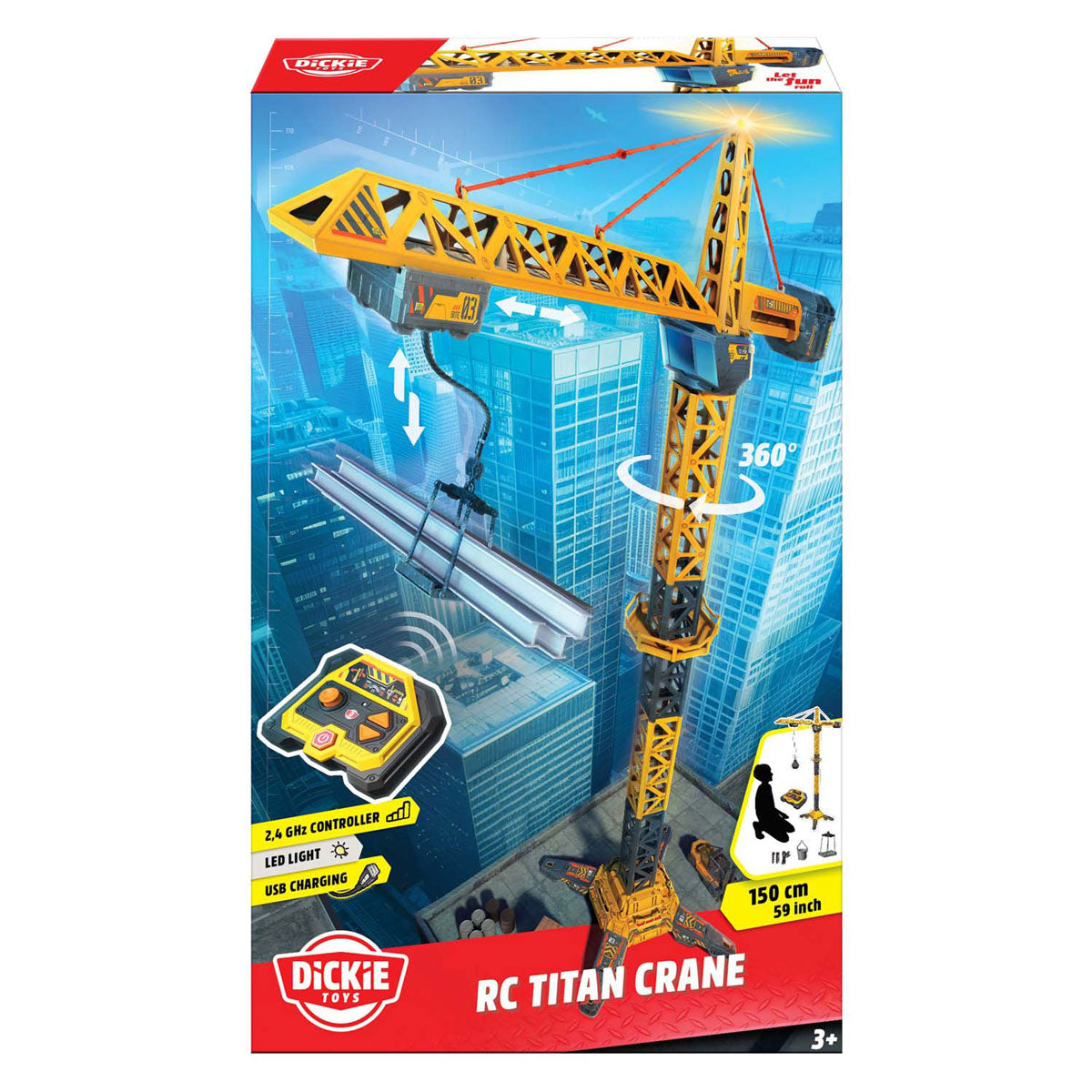 Grue titan télécommandée Dickie