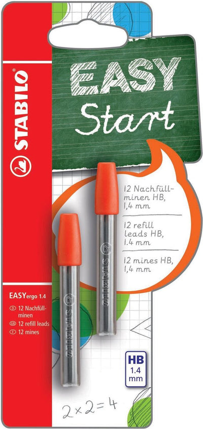 Stabilo easyergo - recharge porte-mine - 1,4 mm - blister 12 pièces