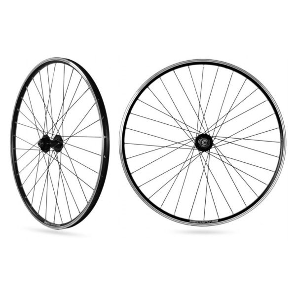 Paire de roues Rodi skorpion 27,5 - 36 rayons - 8 9 10 11 vitesses - noir - blocage rapide