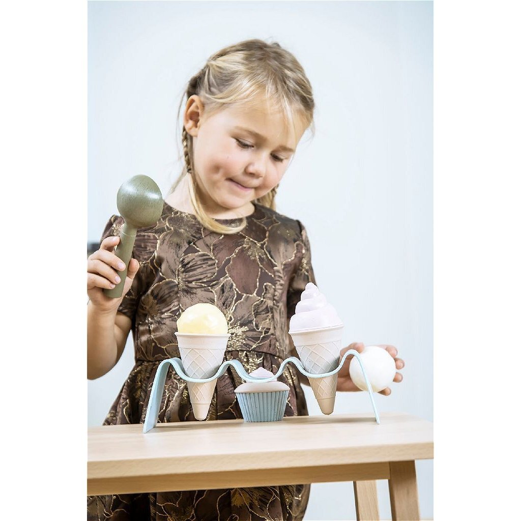 Dantoy Dantoy Bioplastic Ice Cream Set 15 pièces