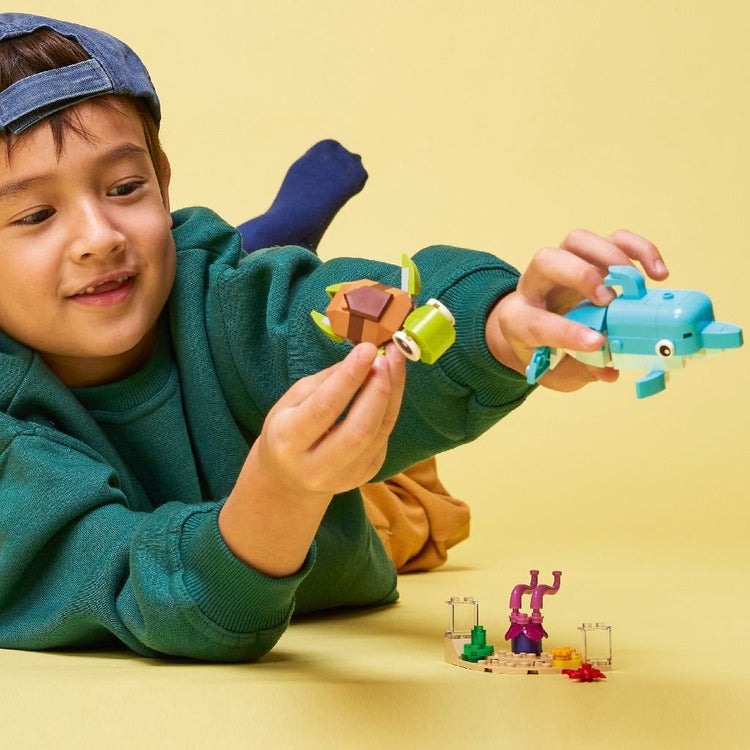 Lego creator 31128 3en1 dauphin et tortue