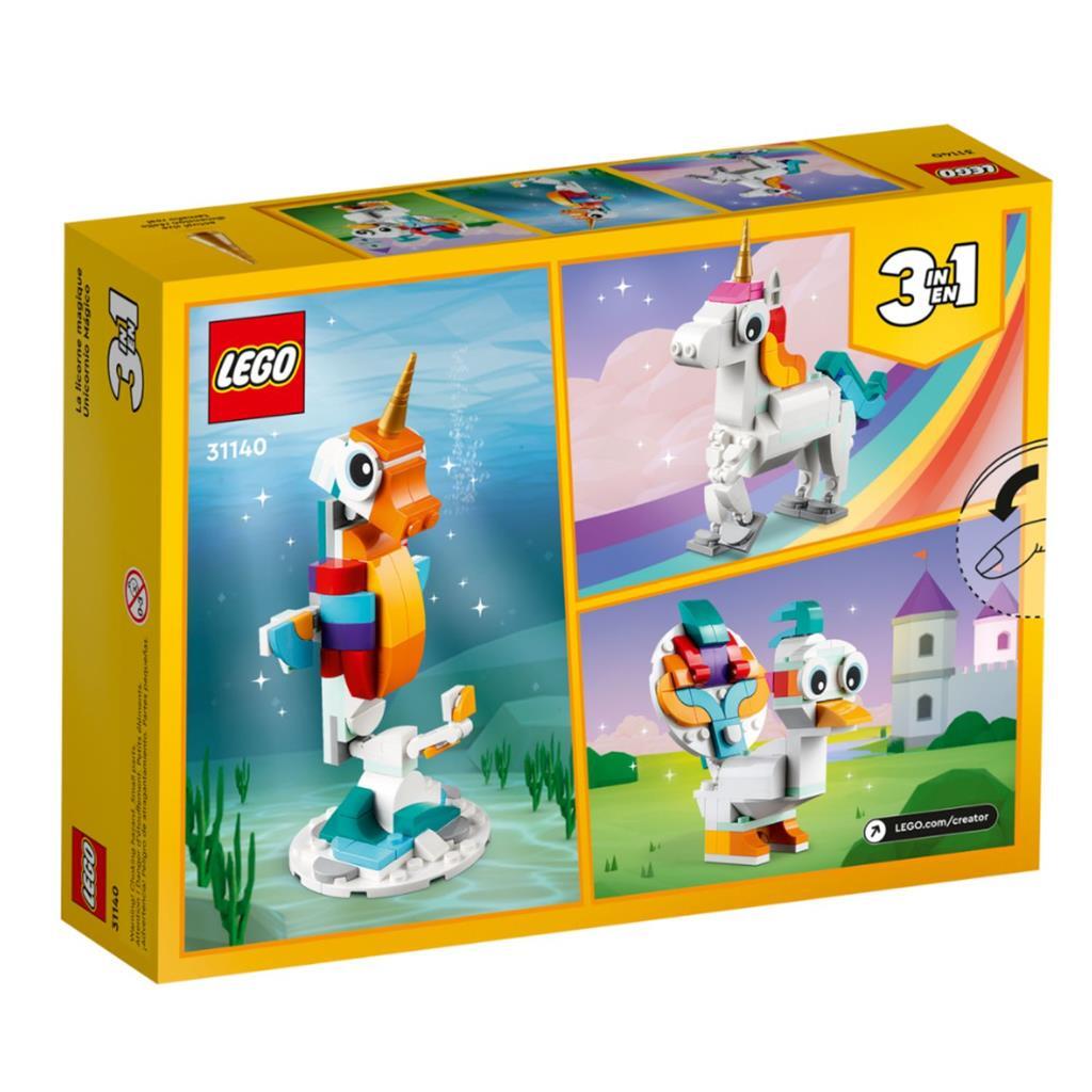 Créateur LEGO 31140 3in1 Unicorne magique