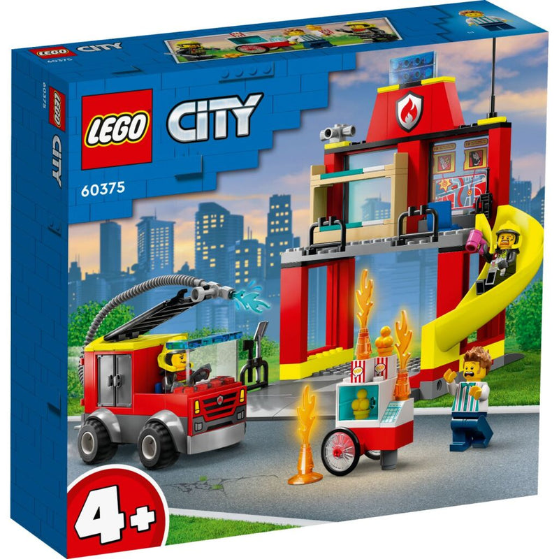 City 60375 Pastre de pompiers et camion de pompiers