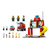 City 60375 Pastre de pompiers et camion de pompiers - afbeelding 3
