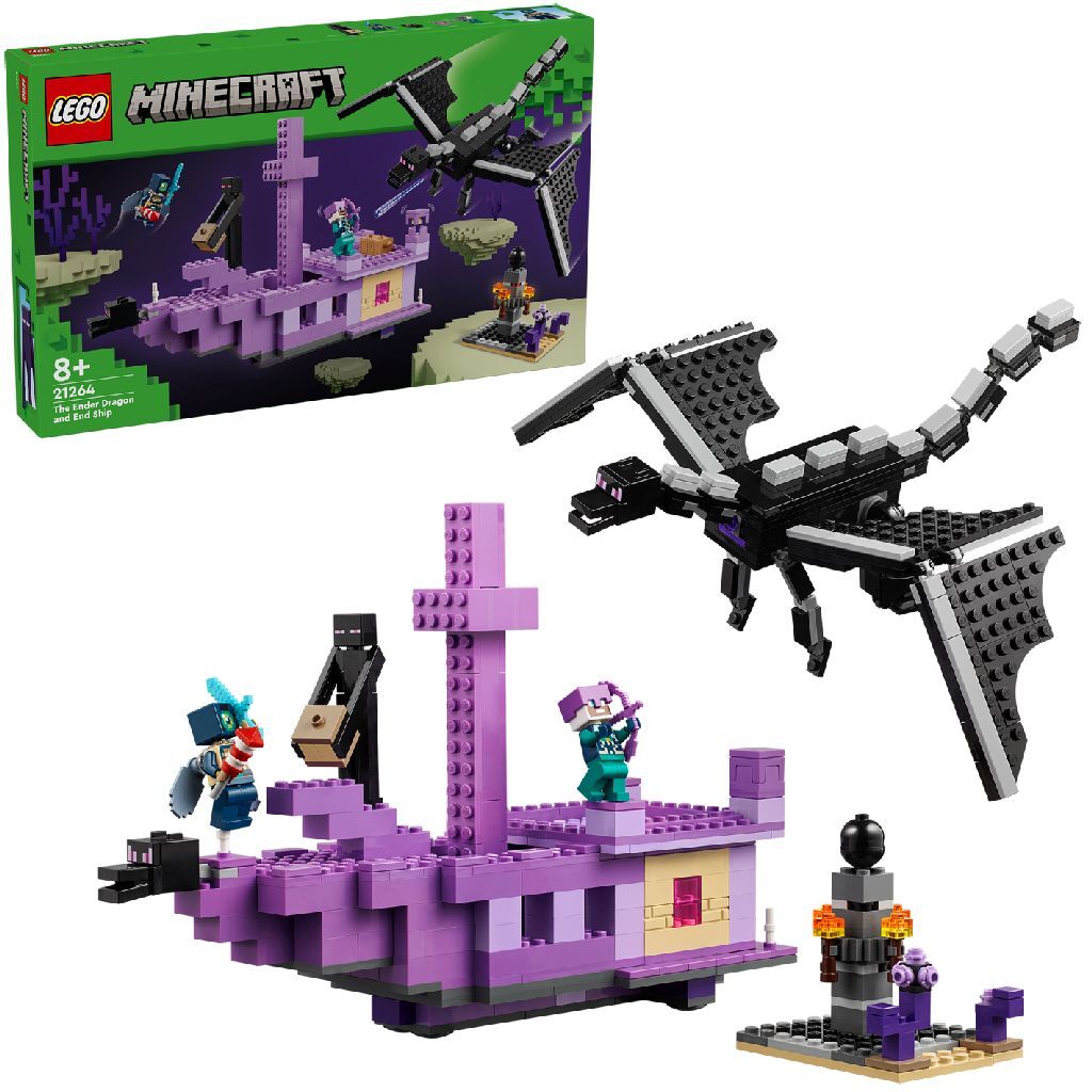 LEGO LEGO Minecraft 21264 L'enderdraak et le navire final