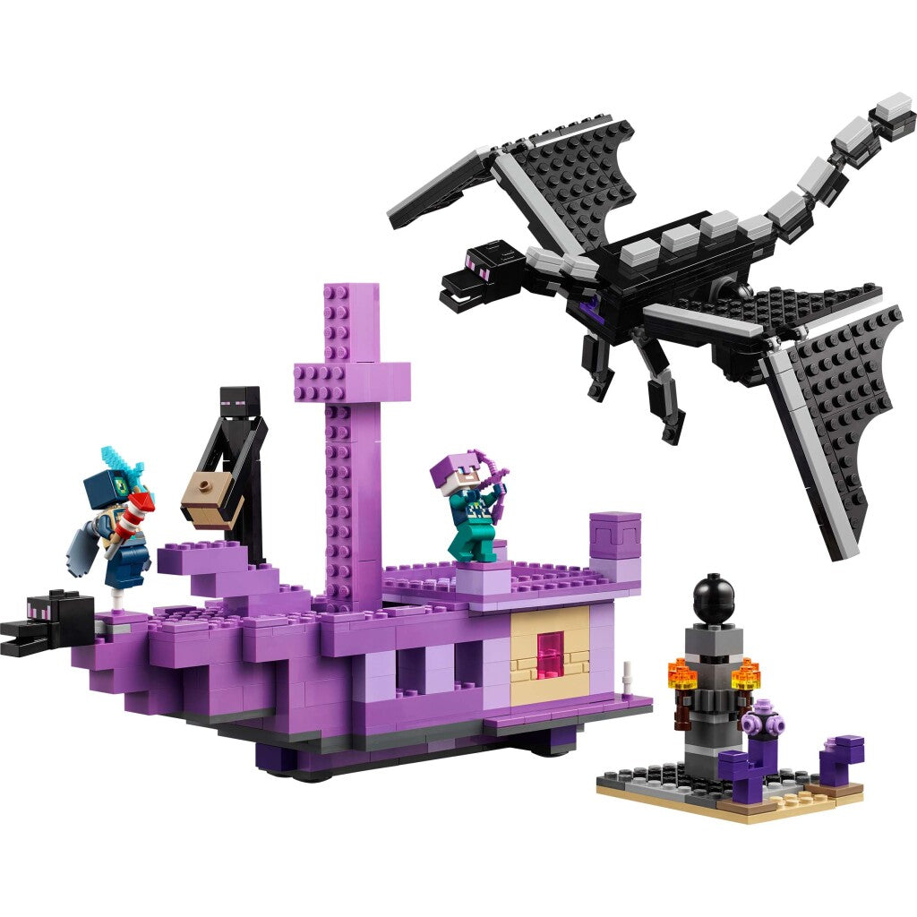 LEGO LEGO Minecraft 21264 L'enderdraak et le navire final