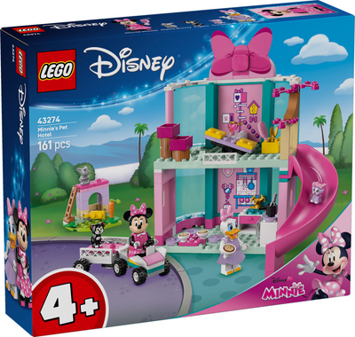 Disney LEGO 43274 Hôtel de compagnie classique de Minnie's Pet