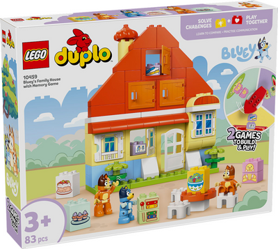 Lego Duplo 10459 Huis Van Bluey et sa famille avec jeu de mémoire