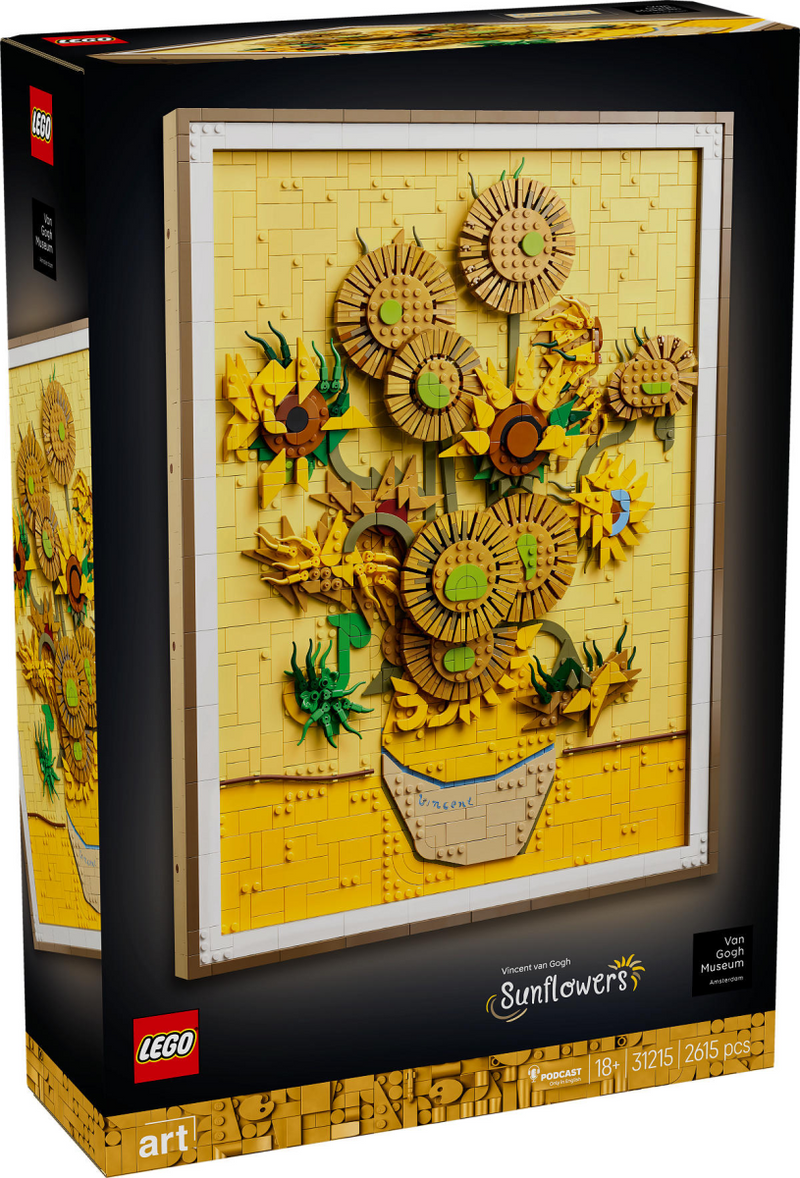 LEGO 31215 Art Vincent Van Gogh - Sunflowers