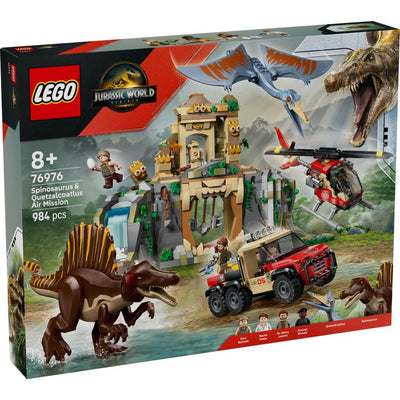 Lego Jurassic World 76976 Spinosaurus et Quetzalcoatlus Air Mission