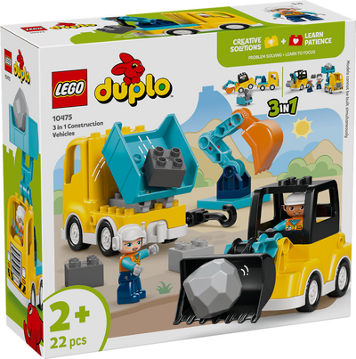 Lego duplo town 10475 véhicules de construction 3en1