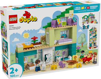 Lego Duplo Town 10470 maison moderne 3en1 avec figurines
