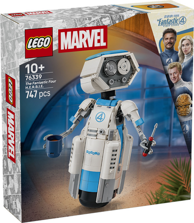 Lego ǀ émerveillez-vous les quatre fantastiques h.e.r.b.i.e. kit de construction de super-héros pour enfants 76339