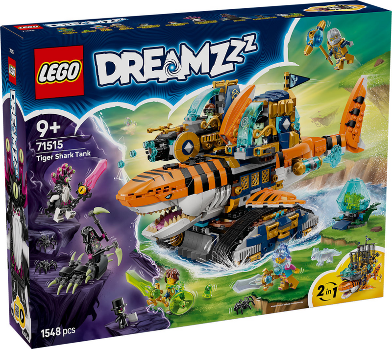 Lego dreamzzz 71515 Le réservoir du requin tigre